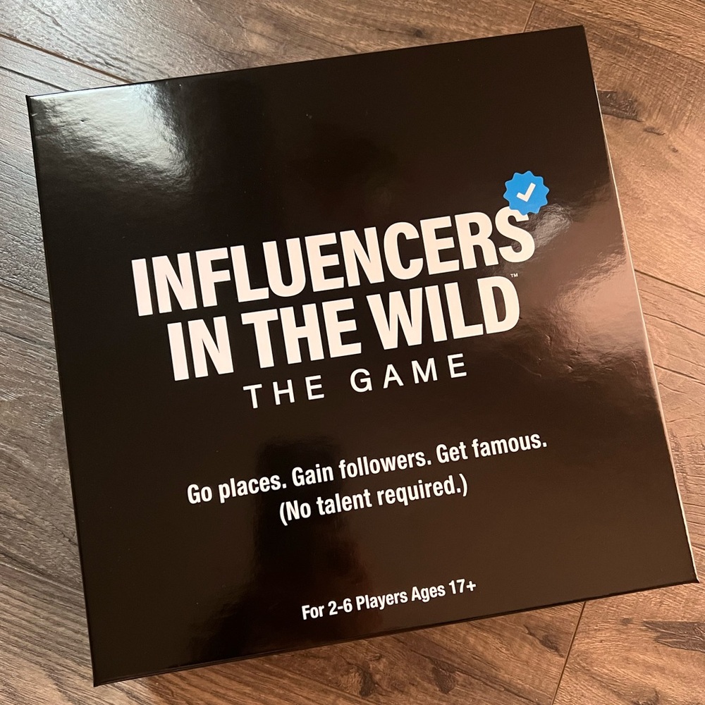 Influencers in the Wild The Game Social Media Board Game for 2-6 Players New
